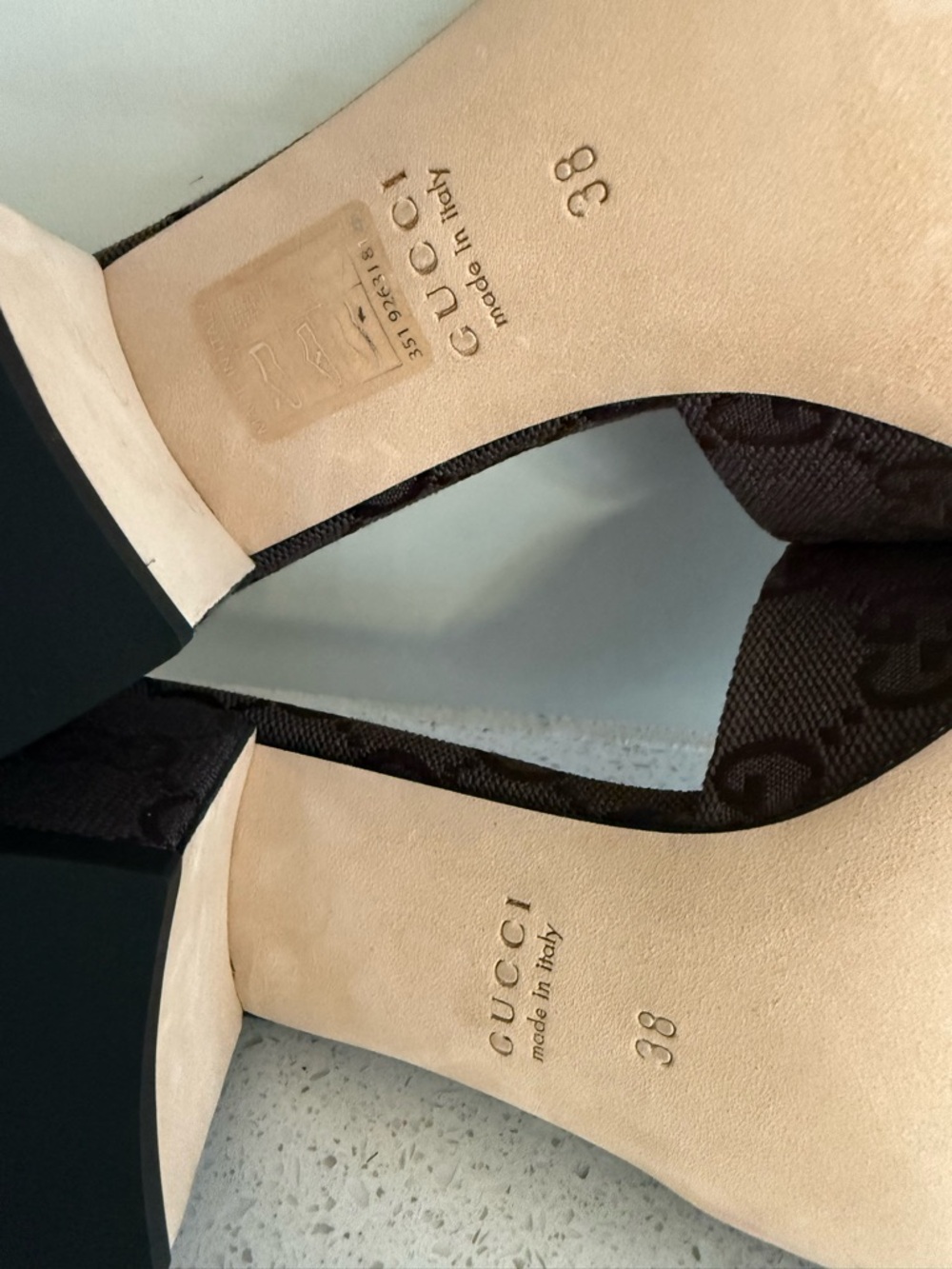 GUCCI Siaga Horsebit Slide Sandals Brown Size EU 38 US 8 - Picture 11 of 12